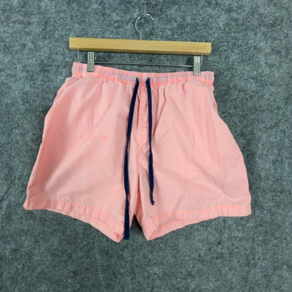 Chubbies Swim Trunks Mens Large 5.5 Inseam Light Pink Cotton Pockets Drawstring